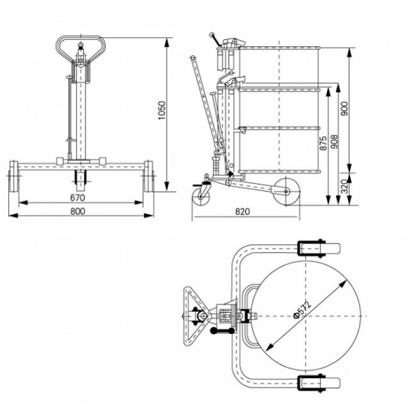 Hydraulic-Drum-Truck-Diagram